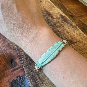 Lucky Brand feather bracelet